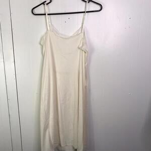 Vintage Slip Dress Womens 18 Babydoll Y2K Angel Lace Trim Lightweight Silky